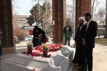 مراسم سالگرد تدفین شهدای گمنام دانشگاه 